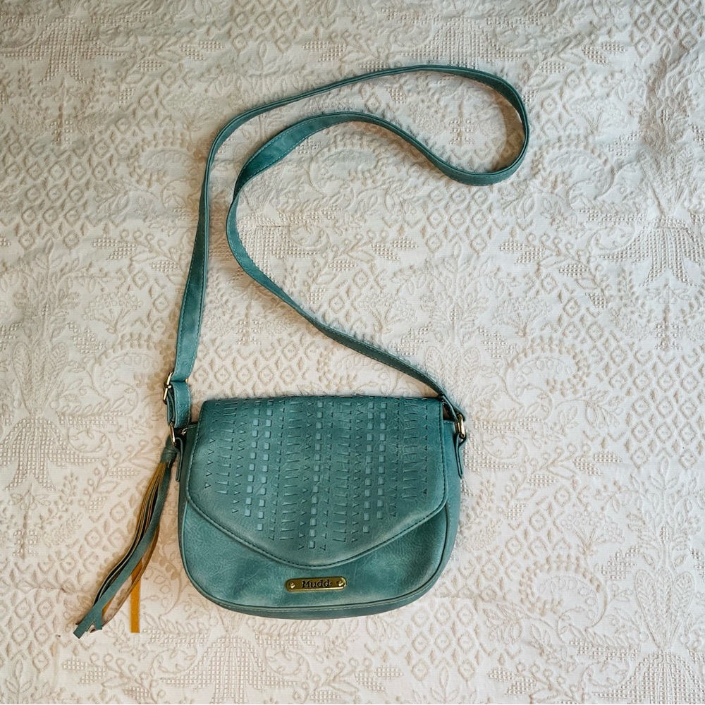 Mudd Teal Crossbody Bag